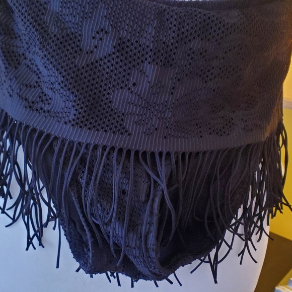 LADIES SWIMSUIT, LA BLANCA, TWO PIECE, SIZE 8, BLACK W/COVERUP DRESS - Picture 9 of 12